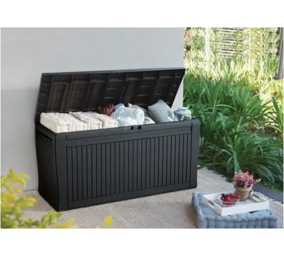 Сундук KETER Comfy Storage Box 270l графит 255167