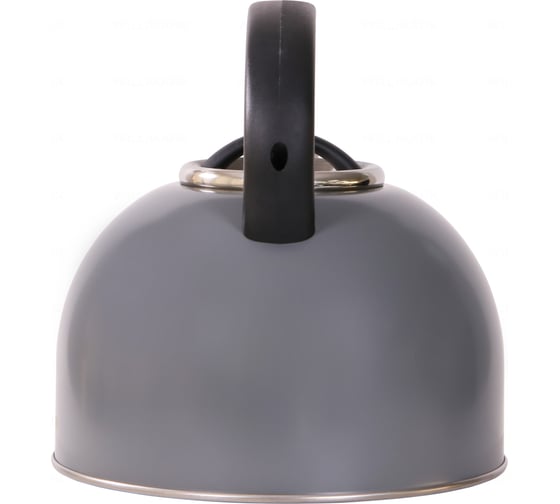 Чайник Willmark WTK-4810SS 4л, со свистком, Easy spout open, темно-серый 2001461