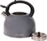 Чайник Willmark WTK-4810SS 4л, со свистком, Easy spout open, темно-серый 2001461 2