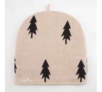 Грелка на чайник Доляна Christmas mood 28x28 см, 100% хлопок, рогожка 164 г/м2 4980245
