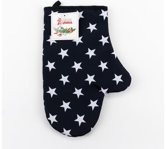 Варежка-прихватка Доляна Stars 20x27 см, 100% п/э 5148661