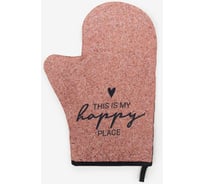 Варежка-прихватка Доляна Пробка 24x32 см, габардин, 35% х/л, 65% п/э, ватин 250 г/м2 5450357