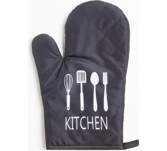 Варежка Доляна Kitchen 26х16 см, 100% п/э 5985584 1