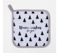 Прихватка Доляна Warm wishes 17x17 см, 100% п/э, ватин 250 г/м2 5148689