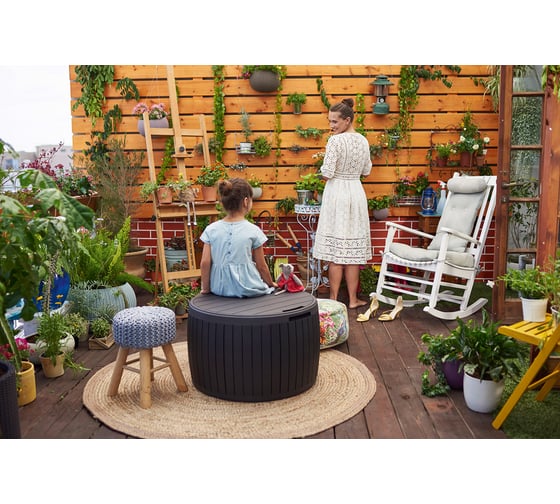 Сундук CIRCA WOOD STORAGE BOX 140 L кор 230405