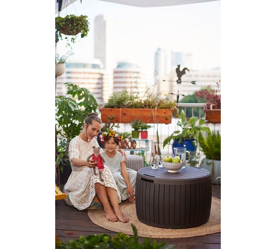 Сундук CIRCA WOOD STORAGE BOX 140 L кор 230405