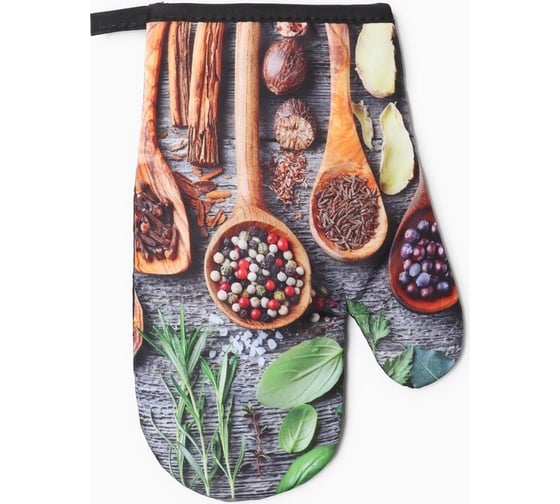 Варежка Доляна Прованс 26х16 см, 100% п/э 9687363 1