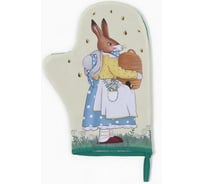 Варежка-прихватка Доляна Пчелы 20x28 см, 35% хлопок, 65% п/э, ватин 250 г/м2 9927497