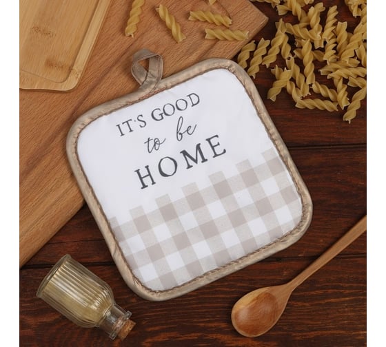 Прихватка Доляна Home 17х17 см, 100% п/э 9473785