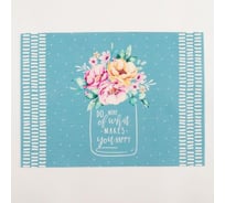 Салфетка на стол Доляна Happy ПВХ, 40x29 см 5387132