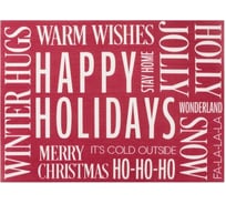 Салфетка на стол Доляна Happy Holidays 40x29 см 4780309