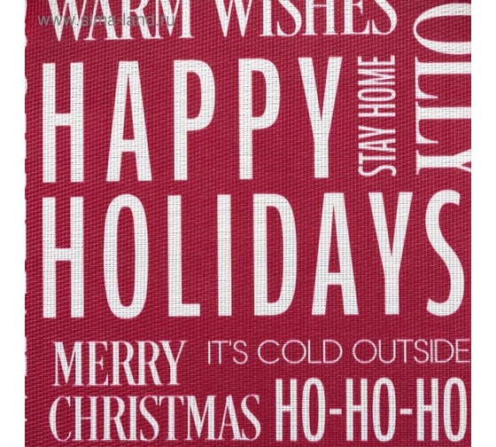 Салфетка на стол Доляна Happy Holidays 40x29 см 4780309