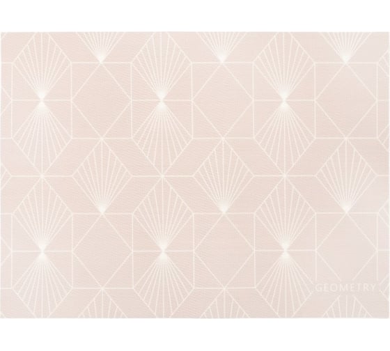 Салфетка на стол Доляна Geometry ПВХ, 40х29 см 7072137 1