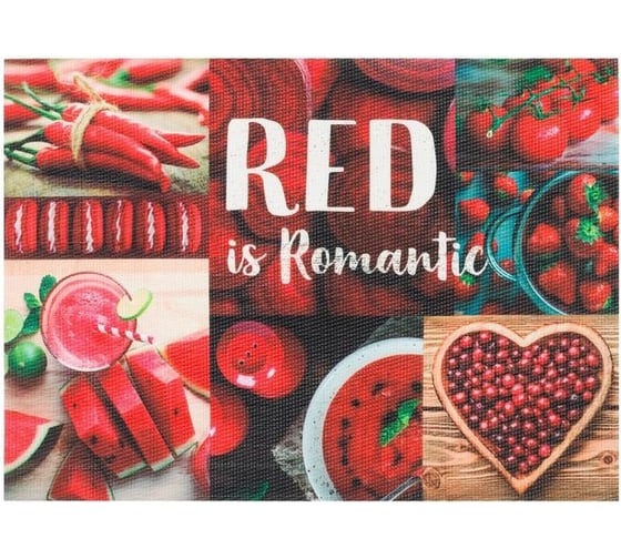 Салфетка на стол Доляна RED is Romantic 29х40 см 3906118
