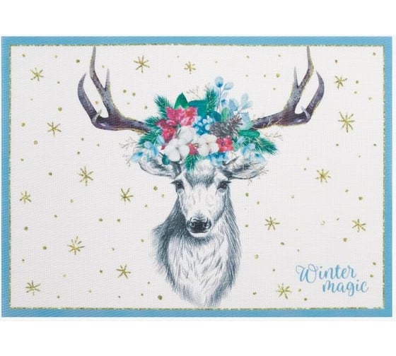 Салфетка на стол Доляна Winter magic 40x29 см 4615776 1