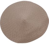 Сервировочная салфетка Доляна Классика молочный, диаметр 38 см 4360978