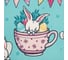 Салфетка Доляна на стол Happy Easte Flower Mood ПВХ 40х29 см 7314524 2