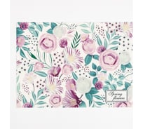 Салфетка Доляна на стол Spring Flowers ПВХ 40х29 см 7314526