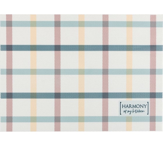 Салфетка Доляна на стол Harmony ПВХ 40х29 см 9236169 1