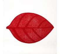 Набор салфеток Доляна 2 шт Листочки, цвет красный, 30х45 см 7333911