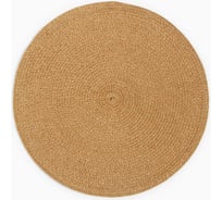 Салфетка сервировочная Доляна Gold цвет золото, d 38 см 9689122