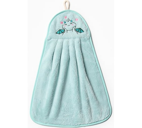 Салфетка декоративная Доляна Дракоша 25x34 см, 280 г/м2, микрофибра, 100% полиэстер 9949408 1