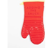 Варежка Доляна "Adding the sause", цвет красный, 14х32 см, 100% п/э 7585261