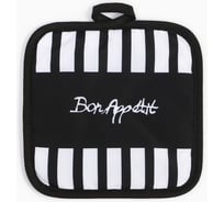 Прихватка Доляна "Bon appetit", 17х17 см, 100% п/э 9437949
