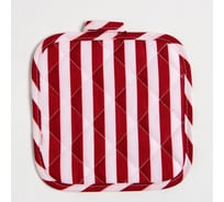 Прихватка Доляна цвет бордовый 17х17 см, 100% п/э 9241933