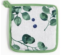 Прихватка Доляна Eucalyptus 19x19 см, 100% хлопок, рогожка 164 г/м2 7584033