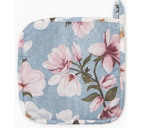 Прихватка Доляна "Магнолия", 19x19 см, рогожка 158 г/м2, 50% хлопок, 50% пэ 9828471