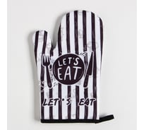Варежка Доляна "Eat", 26х16 см, 100% п/э 9241962
