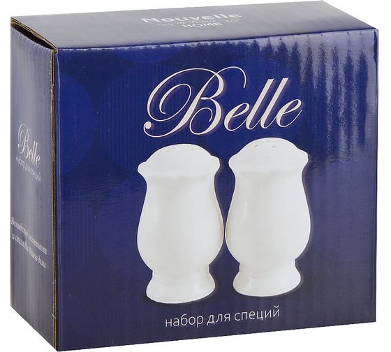 Набор для специй Nouvelle солонка, перечница "Belle", 5x5х8,5 см 0850087
