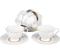Чайный набор Nouvelle 12 предметов на 6 персон White chic, 190 мл 0970019