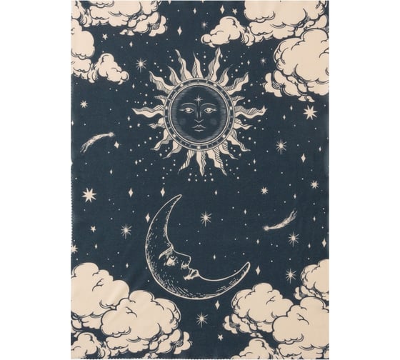 Набор подарочный Этель женский, Sun/Moon, плед, носки, маска 7151263