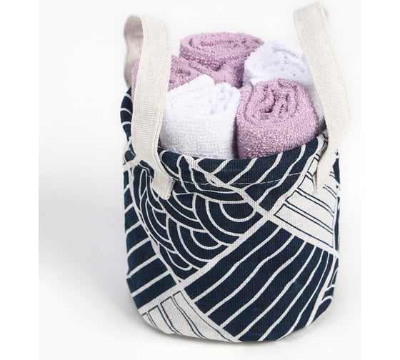 Набор махровых декоративных салфеток Этель Геометрия 30x30 см - 5 шт., 100% хлопок 9284801 1