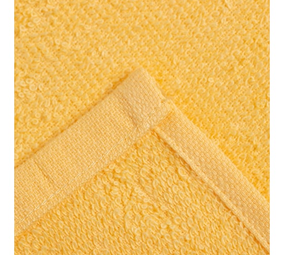 Набор декоративных махровых салфеток Этель Sunshine желтый, 30x30 см - 3 шт., 340 гр/м2, 100% хлопок 9371088