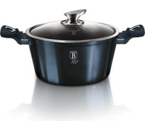 Кастрюля BerlingerHaus Aquamarine Metallic Line с крышкой 20 см, 2,5л BH-1878 1878-BH