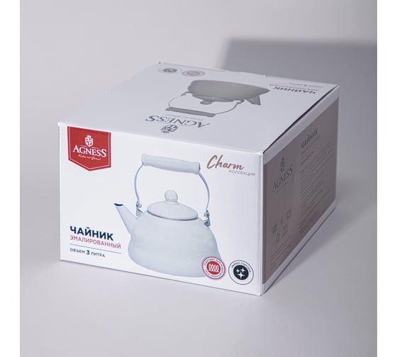 Чайник эмалированный Agness серия Charm, 3,0л 934-592