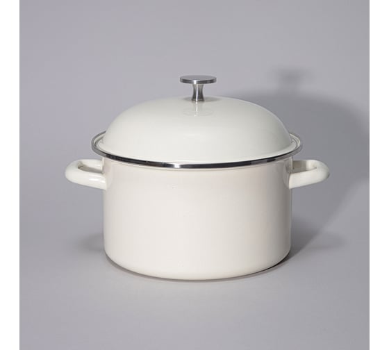 Кастрюля эмалированная Agness с эмалирвоанной крышкой серия Charm 3,5 л, 22x12,5 см 934-596 1