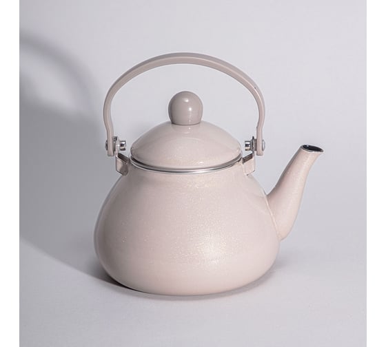 Чайник эмалированный Agness с фильтром нержавеющая сталь серия Charm, 1,3 л 934-600