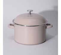 Кастрюля эмалированная Agness с эмалирвоанной крышкой серия Charm 3,5 л, 22x12,5 см 934-606