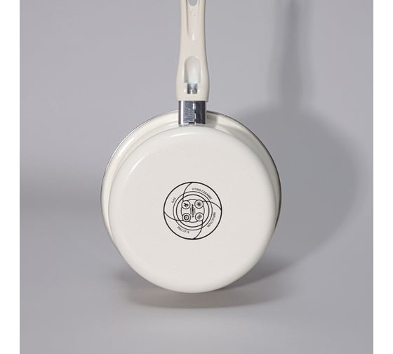 Ковш эмалированный Agness с эмалирвоанной крышкой серия Charm, 1,5 л, 18x8см 934-597