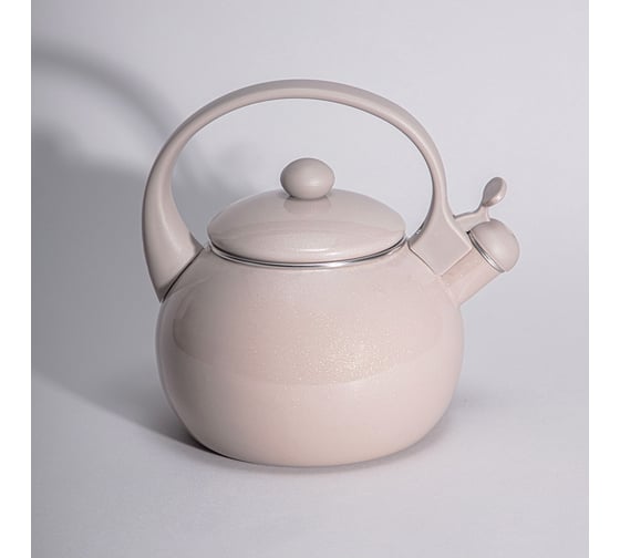 Чайник эмалированный Agness со свистком серия Charm, 2,2 л 934-603