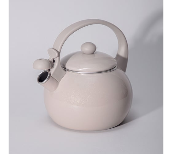 Чайник эмалированный Agness со свистком серия Charm, 2,2 л 934-603