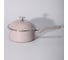 Ковш эмалированный Agness с эмалирвоанной крышкой серия Charm, 1,5 л, 18x8см 934-607 1