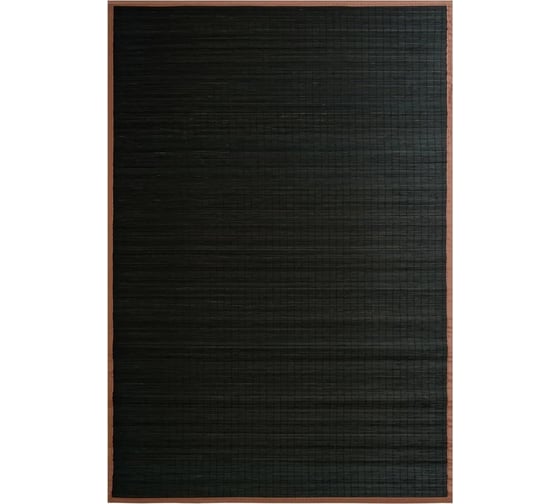Ковер ПраймДекор бамбук, 122x183 см, черный 49122160