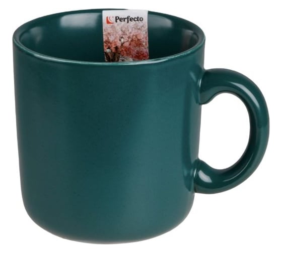 Кружка PERFECTO LINEA керамическая, 380 мл, серия ASIAN, зеленая 30-380300