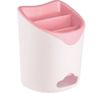 Подставка для столовых приборов PERFECTO LINEA бело-розовая 34-118161