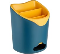 Подставка для столовых приборов PERFECTO LINEA сине-желтая 34-118167